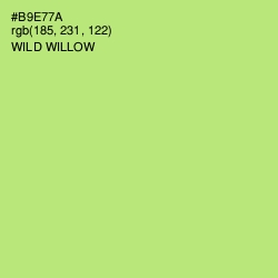 #B9E77A - Wild Willow Color Image