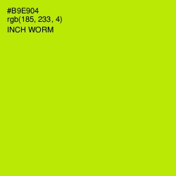 #B9E904 - Inch Worm Color Image