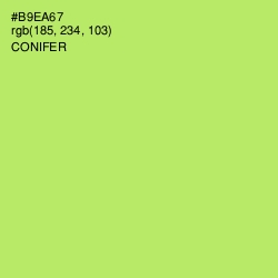 #B9EA67 - Conifer Color Image