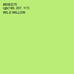 #B9ED75 - Wild Willow Color Image