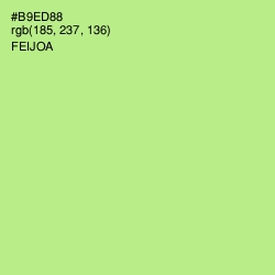 #B9ED88 - Feijoa Color Image