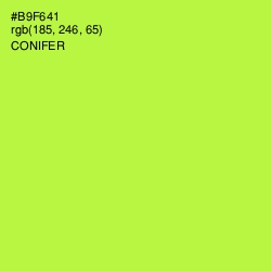 #B9F641 - Conifer Color Image