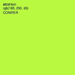 #B9FA41 - Conifer Color Image