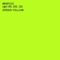 #B9FC20 - Green Yellow Color Image