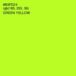 #B9FD24 - Green Yellow Color Image