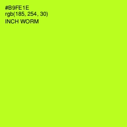 #B9FE1E - Inch Worm Color Image