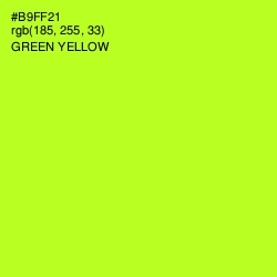 #B9FF21 - Green Yellow Color Image