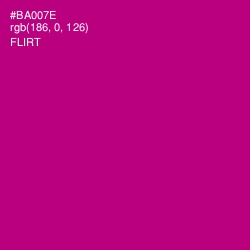 #BA007E - Flirt Color Image