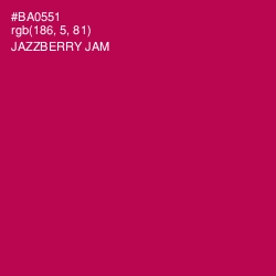#BA0551 - Jazzberry Jam Color Image
