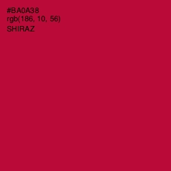 #BA0A38 - Shiraz Color Image