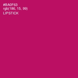 #BA0F63 - Lipstick Color Image