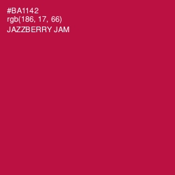 #BA1142 - Jazzberry Jam Color Image