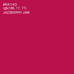 #BA114D - Jazzberry Jam Color Image