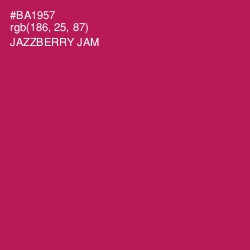#BA1957 - Jazzberry Jam Color Image