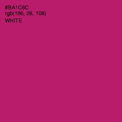 #BA1C6C - Lipstick Color Image