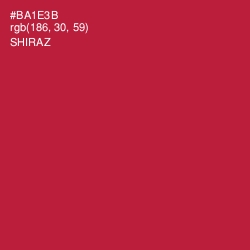 #BA1E3B - Shiraz Color Image