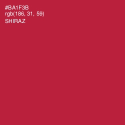 #BA1F3B - Shiraz Color Image