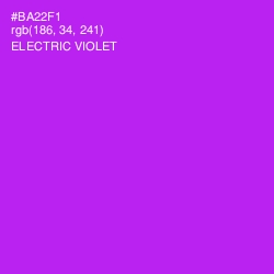 #BA22F1 - Electric Violet Color Image