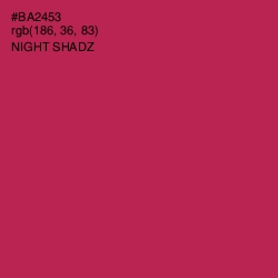 #BA2453 - Night Shadz Color Image