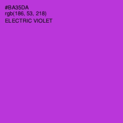 #BA35DA - Electric Violet Color Image