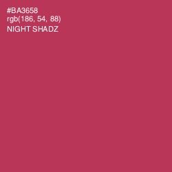 #BA3658 - Night Shadz Color Image