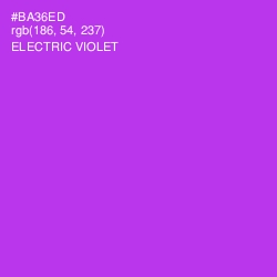 #BA36ED - Electric Violet Color Image