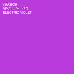 #BA39D9 - Electric Violet Color Image