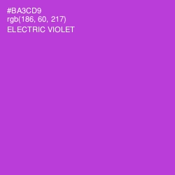 #BA3CD9 - Electric Violet Color Image