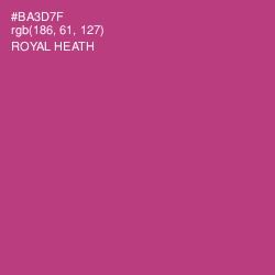 #BA3D7F - Royal Heath Color Image