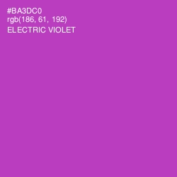 #BA3DC0 - Electric Violet Color Image