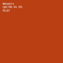 #BA4014 - Rust Color Image