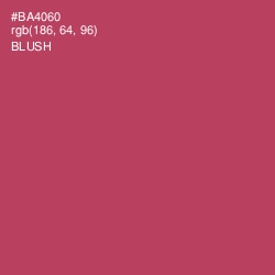 #BA4060 - Blush Color Image