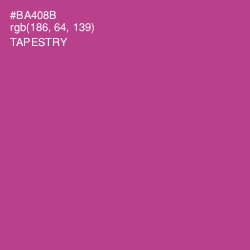 #BA408B - Tapestry Color Image