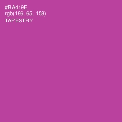 #BA419E - Tapestry Color Image