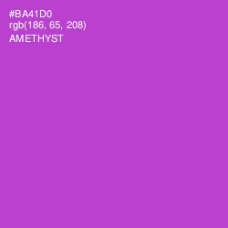 #BA41D0 - Amethyst Color Image