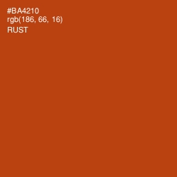 #BA4210 - Rust Color Image