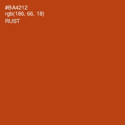 #BA4212 - Rust Color Image