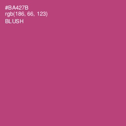 #BA427B - Blush Color Image