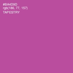 #BA4D9D - Tapestry Color Image
