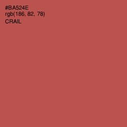 #BA524E - Crail Color Image