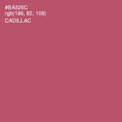 #BA526C - Cadillac Color Image
