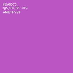 #BA55C3 - Amethyst Color Image