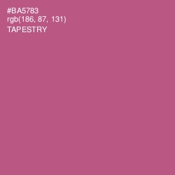 #BA5783 - Tapestry Color Image