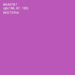 #BA57B7 - Wisteria Color Image