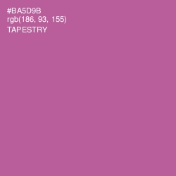 #BA5D9B - Tapestry Color Image