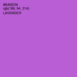#BA5ED6 - Lavender Color Image