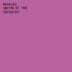 #BA61A0 - Tapestry Color Image