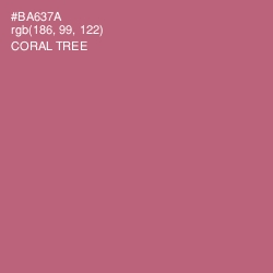 #BA637A - Coral Tree Color Image