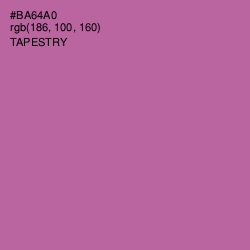 #BA64A0 - Tapestry Color Image