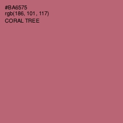 #BA6575 - Coral Tree Color Image